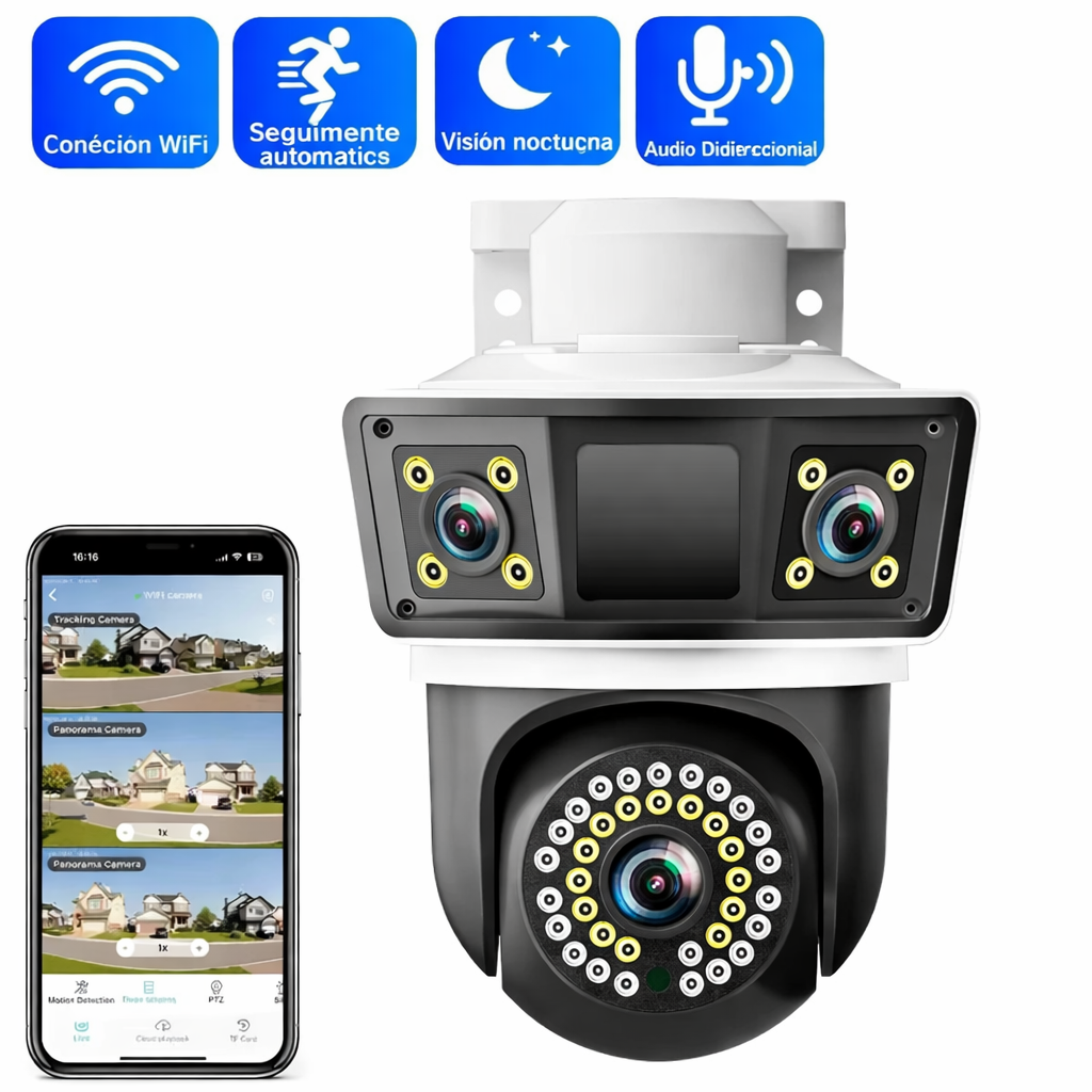 Cámara De Seguridad Domo Wifi Hd
