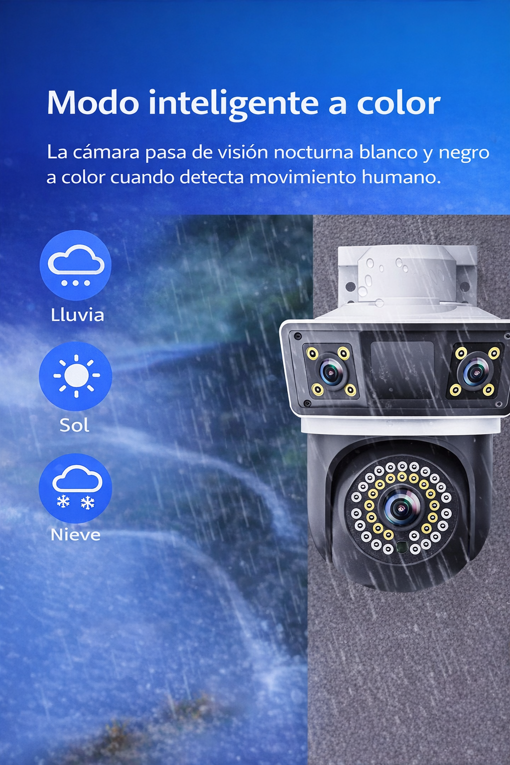 Cámara De Seguridad Domo Wifi Hd